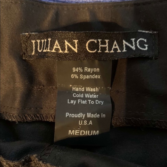 NWOT ⭐️ Authentic ⭐️ Black Julian Chang Dress Shorts - Picture 7 of 9